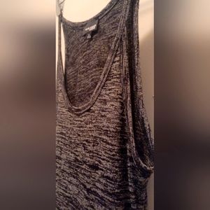 Sexy Tanktini greyish dress, Length 41' small back slit that can wear a bra